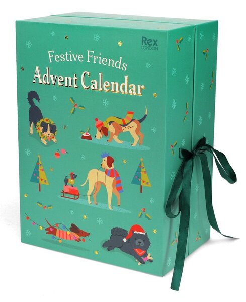Адвент календар 37,5 cm Festive Friends – Rex London