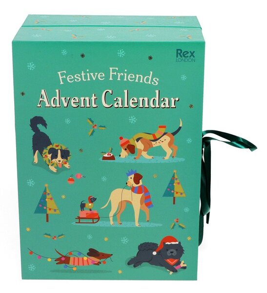 Адвент календар 37,5 cm Festive Friends – Rex London