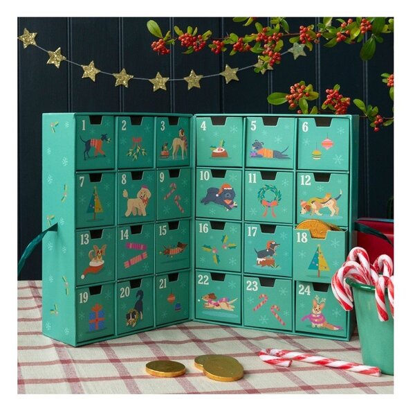 Адвент календар 37,5 cm Festive Friends – Rex London