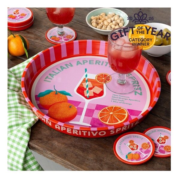 Метална тава ø 33 cm Aperitivo Spritz – Rex London