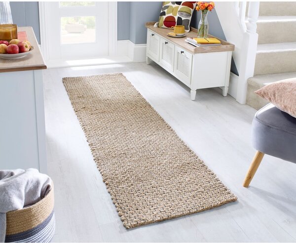 Килим от юта в естествен цвят 60x150 cm Sol - Flair Rugs