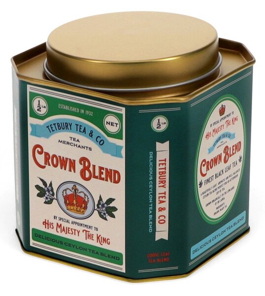 Метална кутия за чай Crown Blend – Rex London