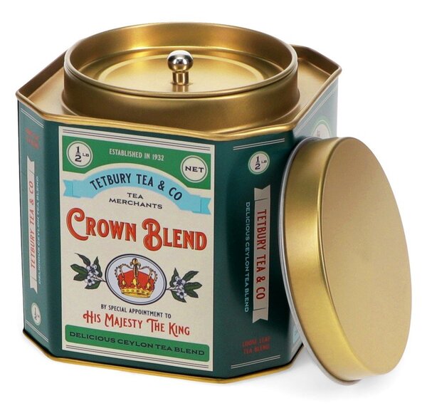 Метална кутия за чай Crown Blend – Rex London