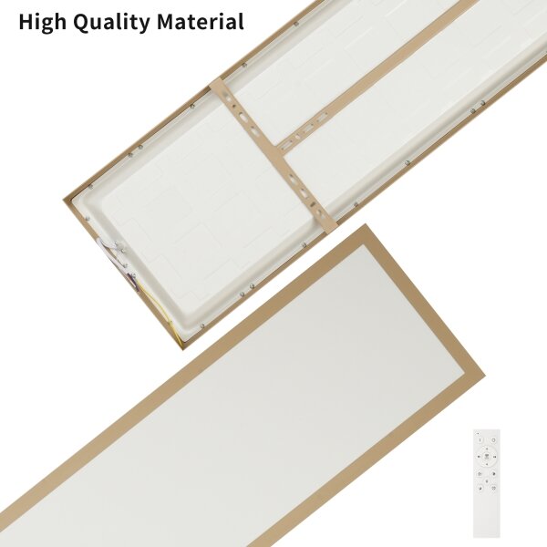 Brilagi-LED Димируемо осветително тяло за баня FRAME SMART LED/50W/230V 120x30 IP44 + дистанционно управление