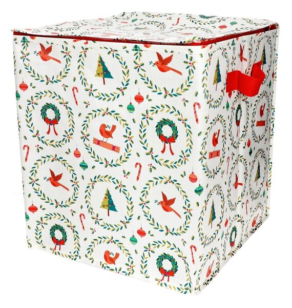 Кутия за съхранение на дрехи от рециклирана пластмаса 32x32x35 cm Classic Christmas – Rex London