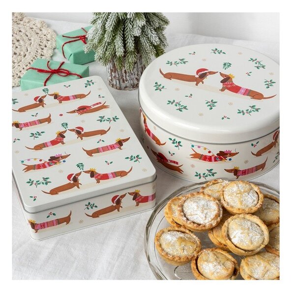 Кутия за храна Festive Sausage Dog – Rex London