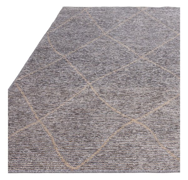 Сив килим със смес от юта 120x170 cm Mulberrry – Asiatic Carpets