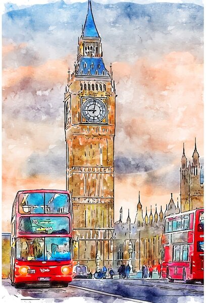 Картина 40x60 cm London - Fedkolor