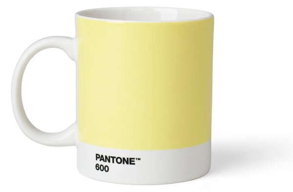Светложълта керамична чаша 375 ml Light Yellow 600 – Pantone