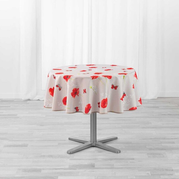 Покривка за маса ø 180 cm Sweet poppy – douceur d'intérieur