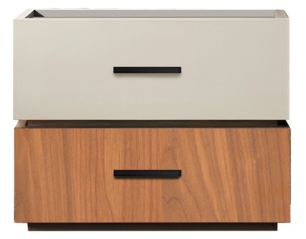 Нощно шкафче Sonlen MDF орех бежово 60x40x44,5 cm