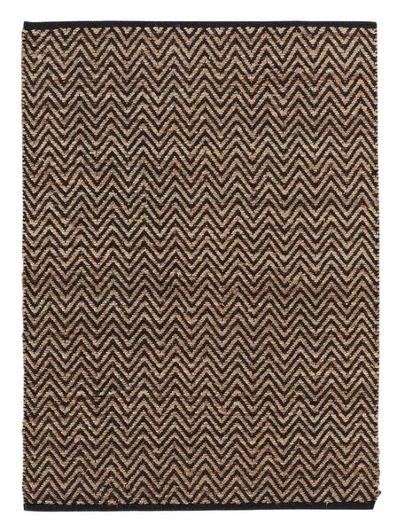 Черно-естествен килим 120x170 cm Zigzag – douceur d'intérieur