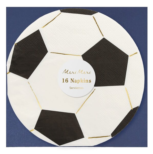 Хартиени салфетки в комплект 16 бр. Soccer – Meri Meri