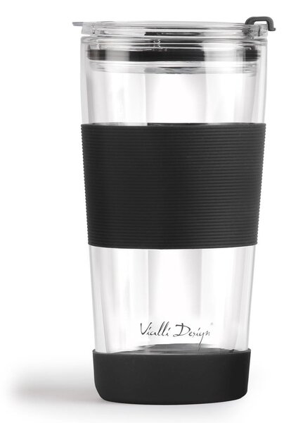 Черна термочаша 600 ml Fuori – Vialli Design