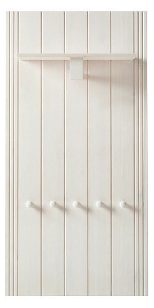 Бял комплект за коридор от масивен бор 60x120x25 cm Anita – Støraa