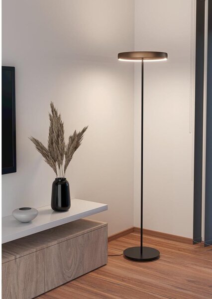 Eglo 390452 - Димируема LED подова лампа TRABUCO 2xLED/19W/230V 2200-6500K кафява