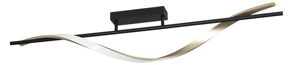 Eglo 902134-LED Таванно осветително тяло CONAPRATO LED/20W/230V 2700/4000/6500K черно/златно