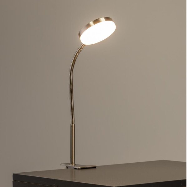 LED лампа с щипка LED/3,2W/230V матов хром