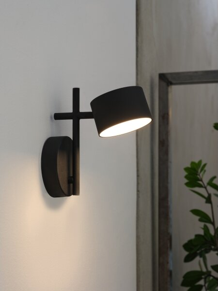 Osram - LED стенен осветител с възможност за димиране DECOR KYOTO LED/12W/230V черен