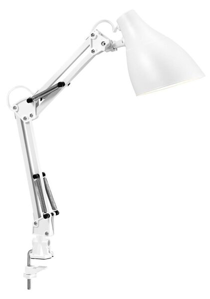 Osram - Настолна лампа с щипка DESK LINE 1xE27/11W/230V бяла