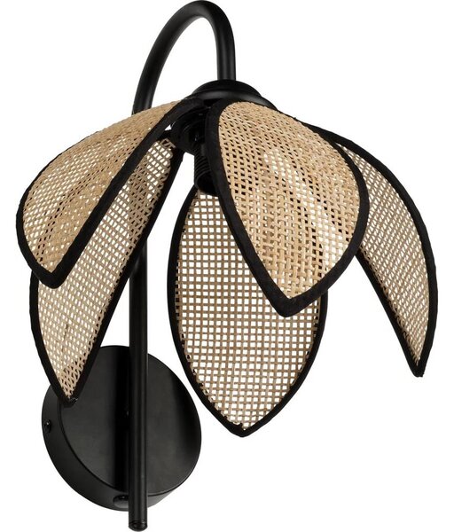 Osram - Стенна лампа DECOR RATTAN 1xE27/15W/230V бежова/черна