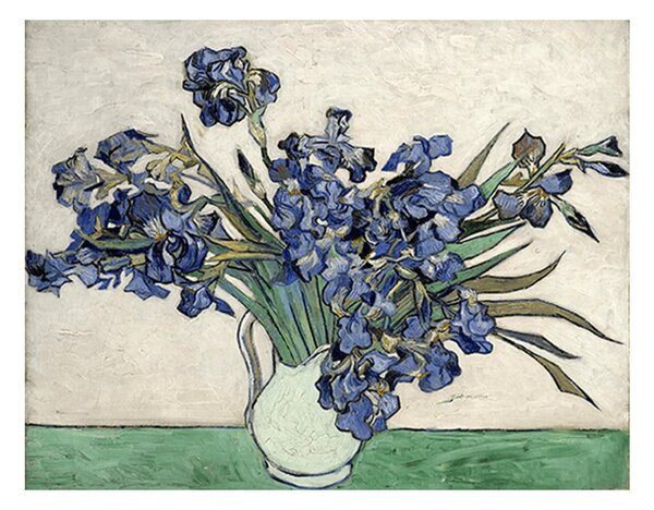 Репродукция на Винсент ван Гог - , 40 x 26 cm Irises 2 - Fedkolor