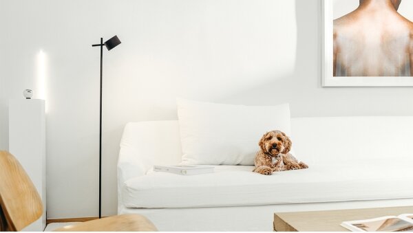 Osram - димируема LED подова лампа DECOR KYOTO LED/12W/230V черна