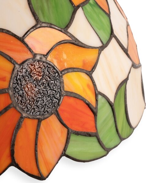 Brilagi - Tiffany витражна настолна лампа SUNFLOWER 2xE27/60W/230V