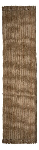 Ръчно изработена ютена пътека в естествен цвят 60x150 cm Jute Boucle – Flair Rugs