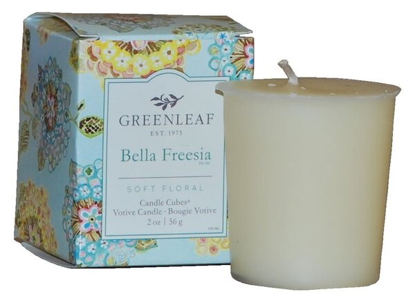 Ароматна соева свещ с време на горене 15 h Bella Freesia - Greenleaf