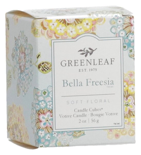 Ароматна соева свещ с време на горене 15 h Bella Freesia - Greenleaf