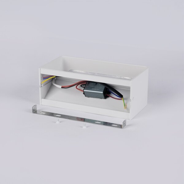 Brilagi - LED външно стенно осветително тяло DONNANI LED/7W/230V 20 см бяло IP44