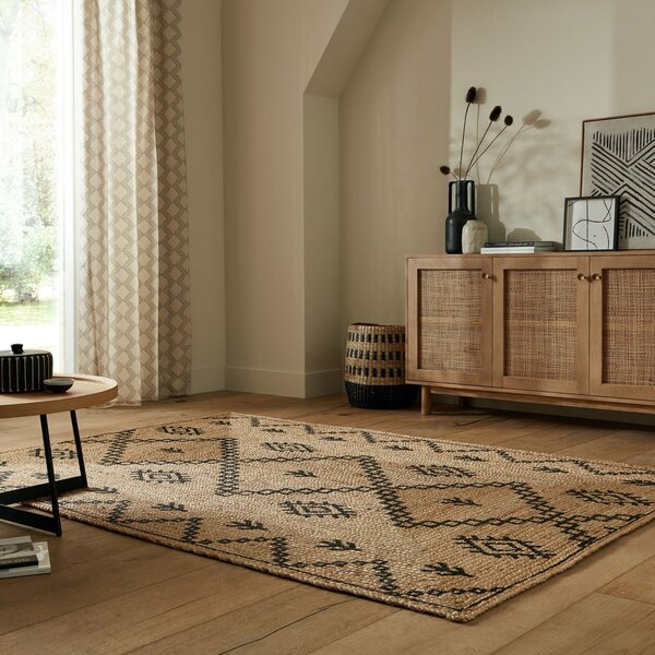 Килим от юта в естествен цвят 120x170 cm Rowen - Flair Rugs