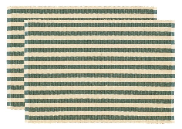 Платнена подложка за хранене 2 бр. 33x48 cm Statement Stripe - Södahl