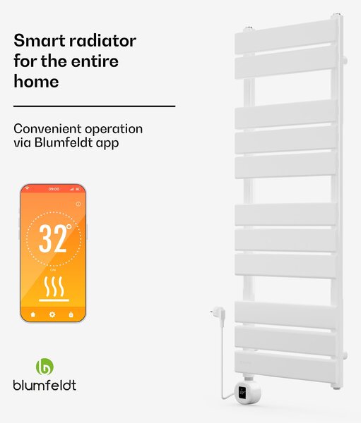 Blumfeldt Fairmont Smart, радиатор,107 x 50 cm, 800 W