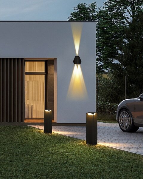 Immax 08488L - LED соларен стенен фенер с сензор LED/2W/5V IP54