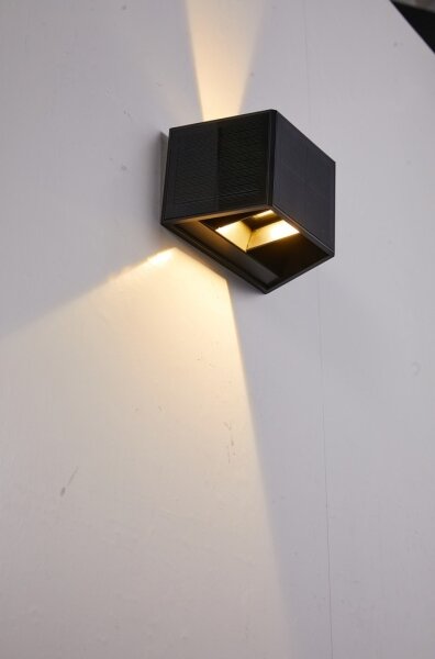 Immax 08489L - LED соларен стенен фенер с сензор LED/2W/5V IP54