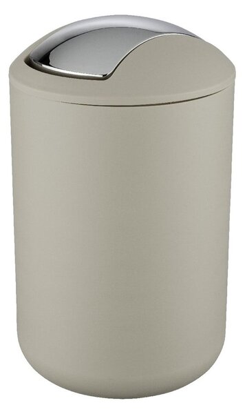 Кафяво-сиво пластмасово кошче за боклук 6,5 l Brasil – Wenko