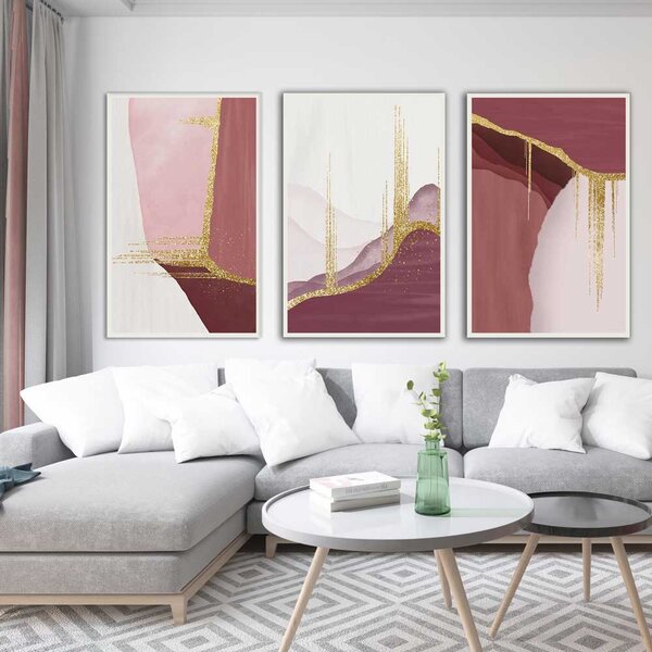 Картини Червено и Златно