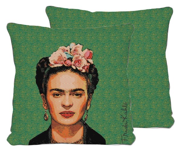 Зелена възглавница , 45 x 45 cm Frida - Madre Selva