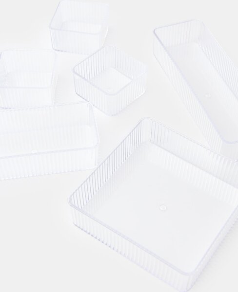 Sinsay - Комплект релефни органайзери 6 pack - clear