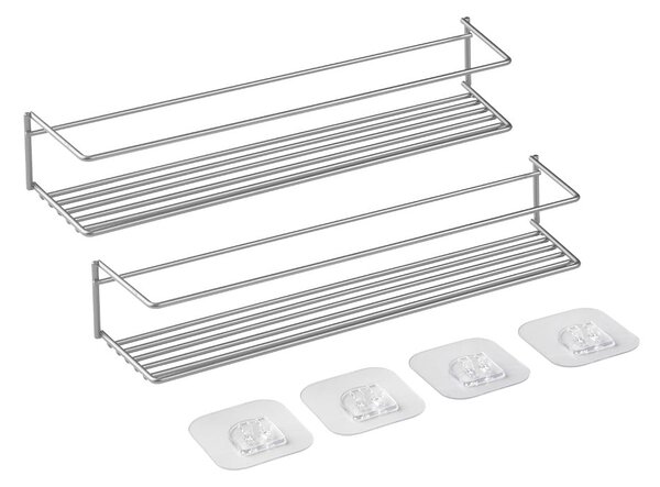 Комплект от 2 стенни рафта за подправки - Metaltex
