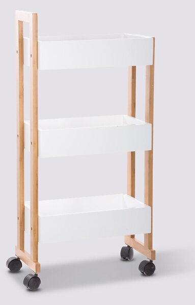Количка за кухня/баня 41x20x80,5см БАМБУК/MDF 5five