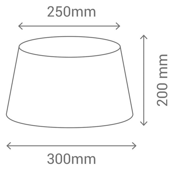 Бял абажур ø 30 cm - SULION