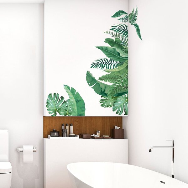 Стикер за стена 60x90 cm Tropical Leaves - Ambiance