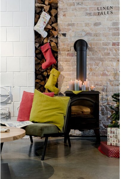 Текстилен Коледен чорап Christmas Print – Linen Tales