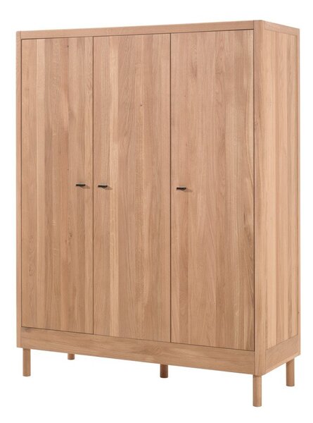 Детски гардероб от масивен дъб в естествен цвят 146x190x55 cm Forrest – Vipack