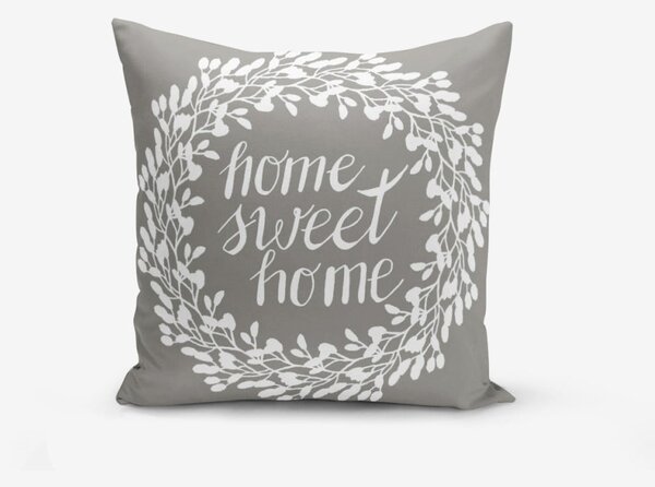 Калъфка за възглавница Sweet Home от памучна смес, 45 x 45 cm - Minimalist Cushion Covers