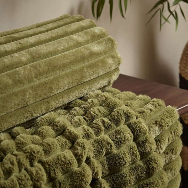 Одеяло от микрофлийс 130x170 cm Cosy Ribbed - Catherine Lansfield