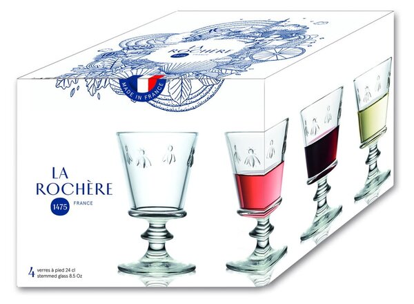 Комплект чаши за вино 4 бр. 230 ml Abeille - La Rochére